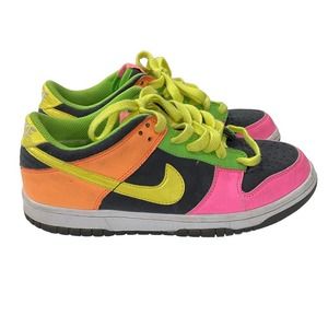 Nike Dunk 310569-071 Low Highlighter Yellow Green